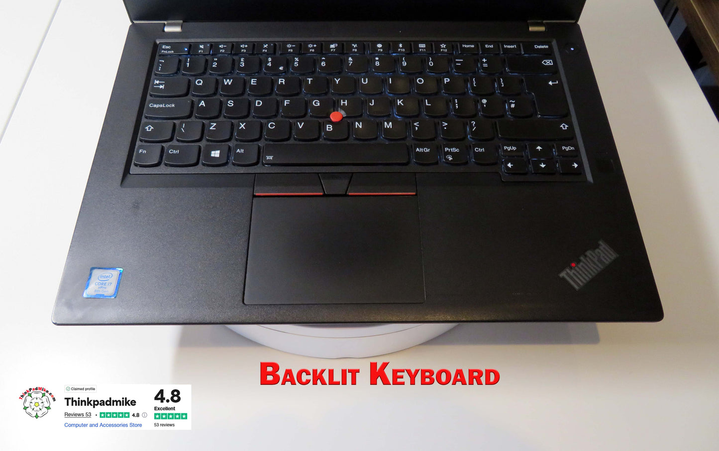 Lenovo ThinkPad T480 i7 8650U 64GB RAM 256GB + 512GB SSDs IPS SCREEN B\L KB (1134)