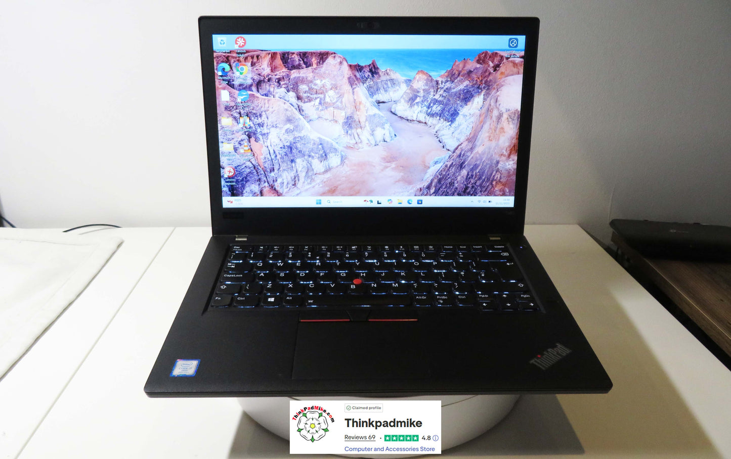 Lenovo ThinkPad T480 i7 8650U 32GB RAM 512GB SSD IPS TOUCH SCREEN (1234)