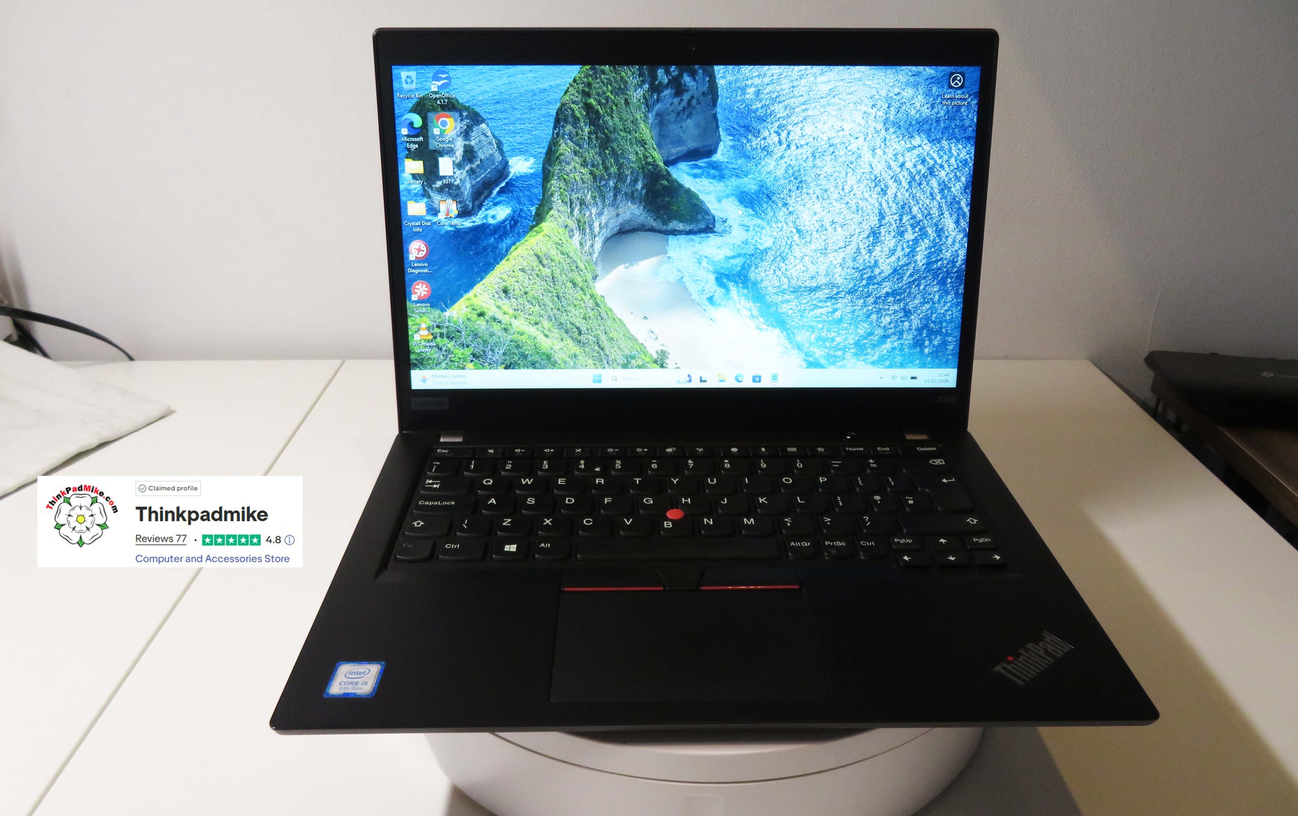 Refurbished Lenovo ThinkPad X390 i5 | 8GB RAM| 256GB SSD| 13.3