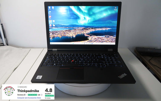 Lenovo ThinkPad P15 i7 10850H *6 CORE* 64GB RAM 512GB SSD IPS NVIDIA T2000 WIN11 (1168)