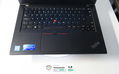 Lenovo ThinkPad T480 i7 8550U 16GB RAM 256GB SSD IPS SCREEN (1196)