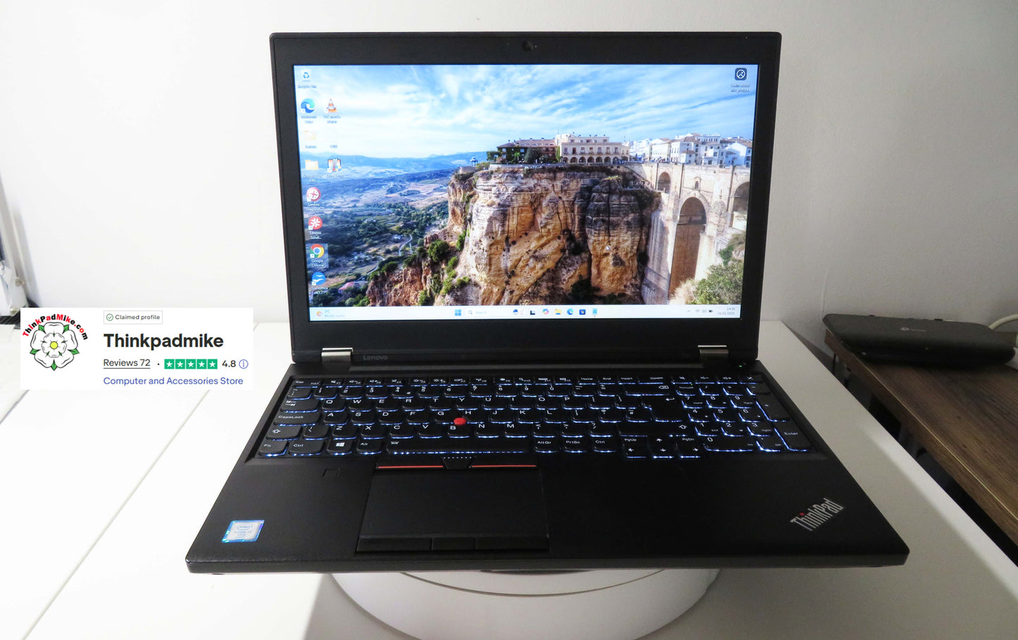 Lenovo ThinkPad P50 i7 6820HQ 64GB RAM 256GB+256GB SSDs IPS NVIDIA M1000M (1108)