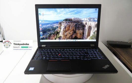 Lenovo ThinkPad P50 i7 6820HQ 64GB RAM 256GB+256GB SSDs IPS NVIDIA M1000M (1108)