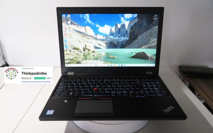 Lenovo ThinkPad P50 i7 6820HQ 32GB RAM 2 x 256GB SSDs IPS NVIDIA M2000M (1240)