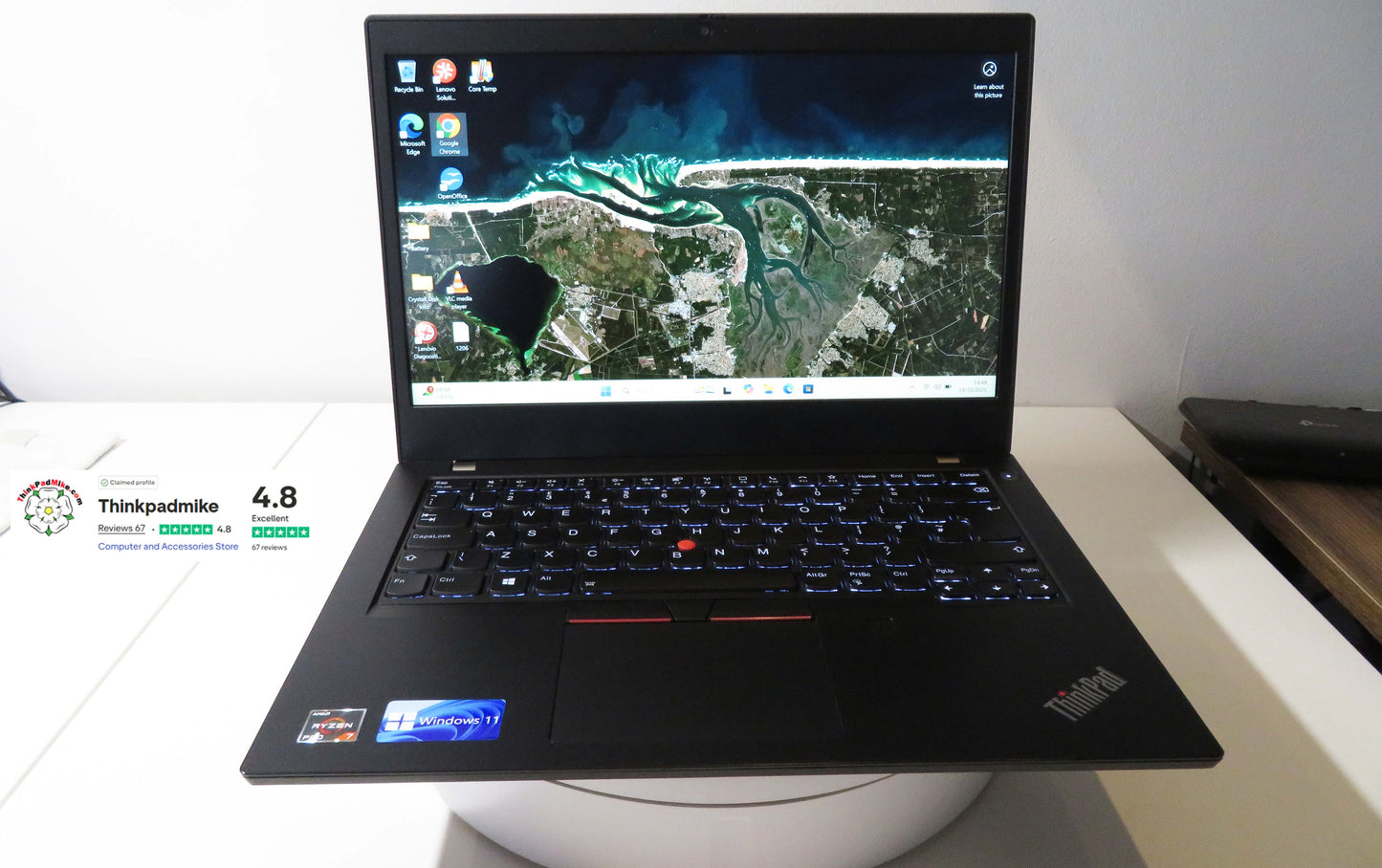 Lenovo ThinkPad L14 AMD Ryzen 7 Pro 8 CORE 32GB RAM 256GB SSD IPS FHD SCREEN (1206)