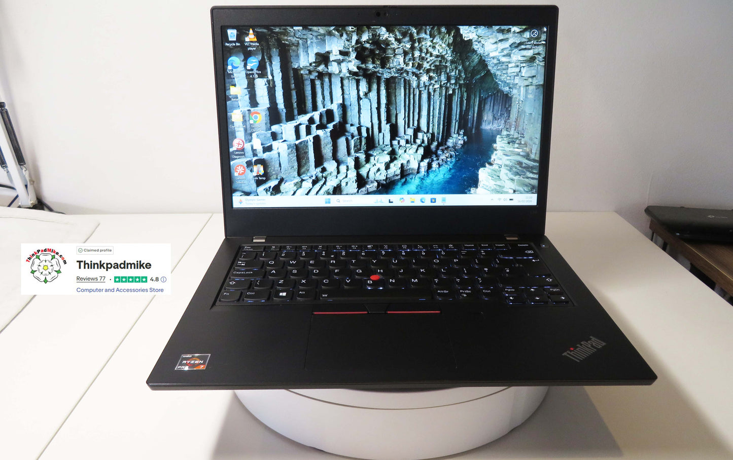 Lenovo ThinkPad L14 AMD Ryzen 7 Pro 8 CORE 24GB RAM 256GB SSD IPS FHD SCREEN (1292)