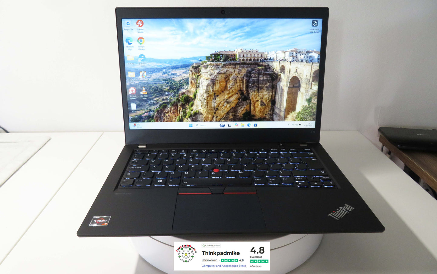 Lenovo ThinkPad T14 AMD Ryzen 7 Pro 8 CORE 32GB RAM 512GB SSD IPS FHD SCREEN B\LKB (1229)