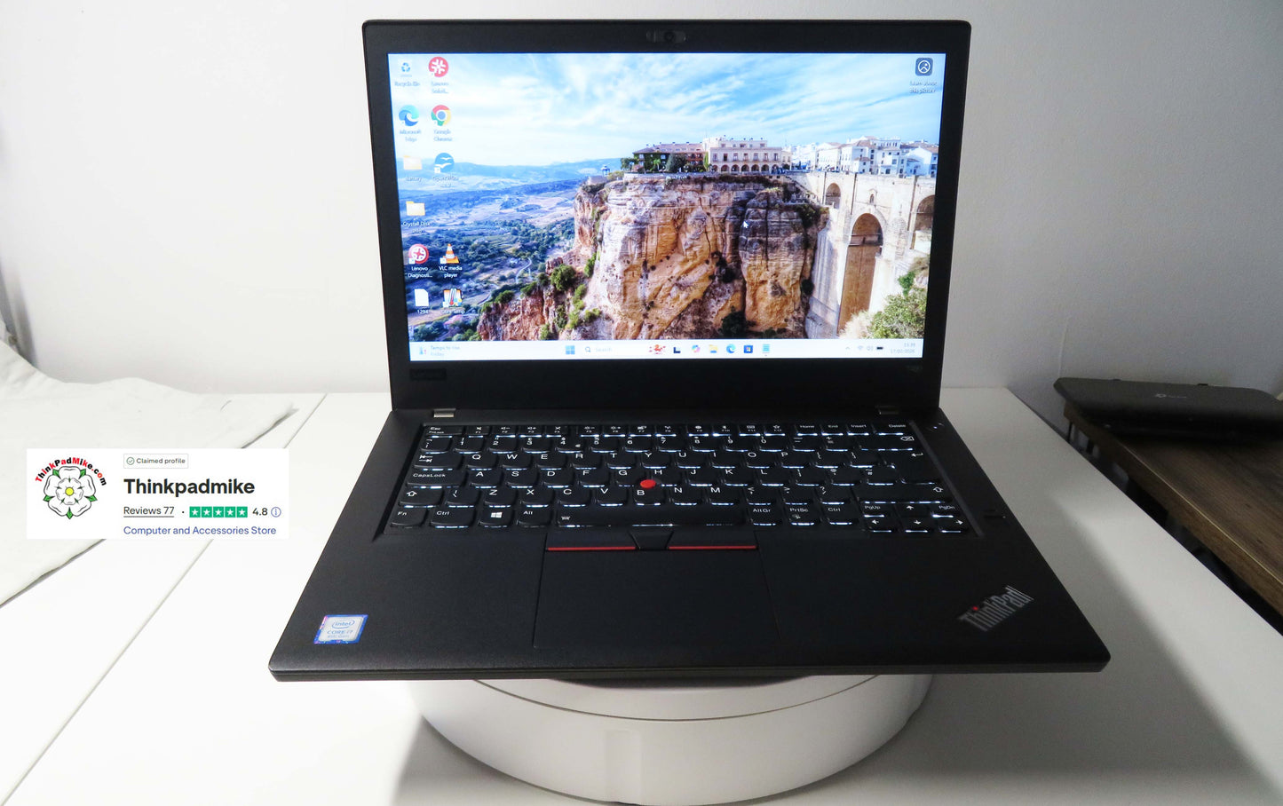 Lenovo ThinkPad T480 i7 8550U 32GB RAM 256GB SSD IPS SCREEN B\L KB (1294)