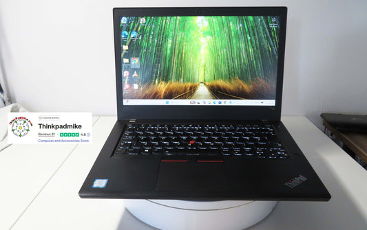 Lenovo ThinkPad T480 i7 8650U 16GB RAM 256GB SSD IPS SCREEN B\L KB (1322)