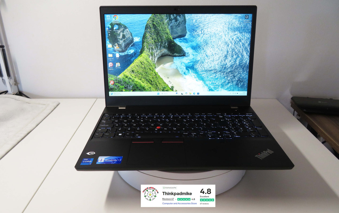Lenovo ThinkPad T15P i7 12700H **14 Core** 24GB RAM 512GB SSD IPS NVIDIA RTX 3050 WIN11 (1211)