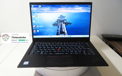 Lenovo ThinkPad x1 Carbon 6th Gen i7 8650U 1.9Ghz 16GB RAM 256GB SSD IPS Screen B\LKB (1315)
