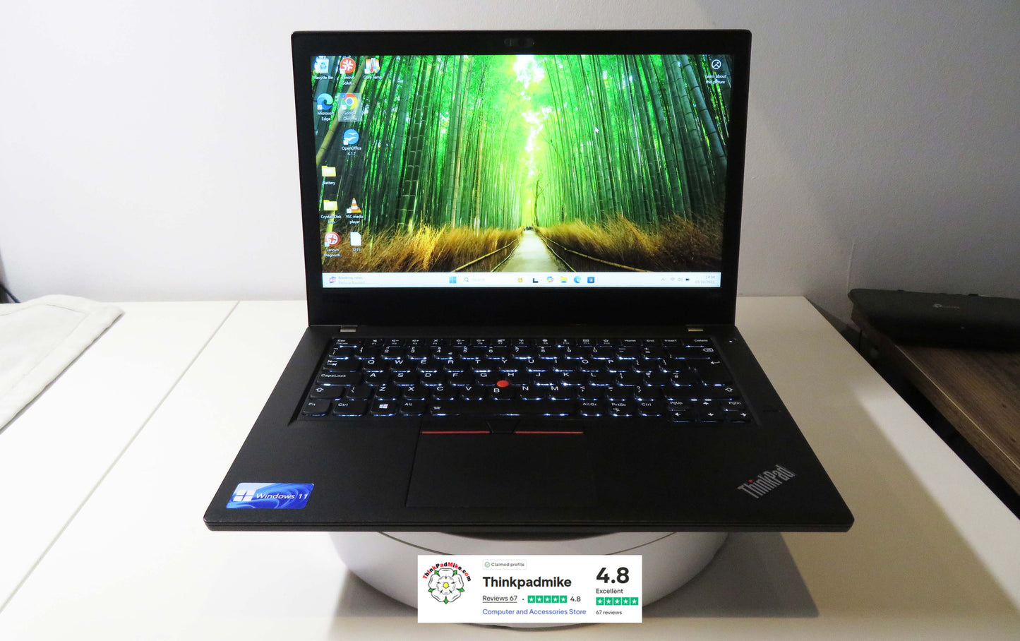 Lenovo ThinkPad T480 i5 8250U 16GB RAM 256GB SSD IPS TOUCH SCREEN (1215)