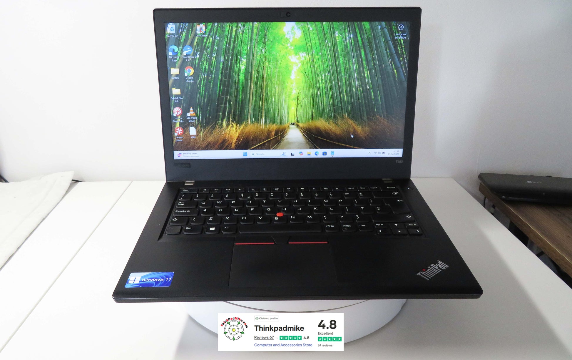 Lenovo ThinkPad T480 i5 8250U 16GB RAM 256GB SSD IPS SCREEN WIN11