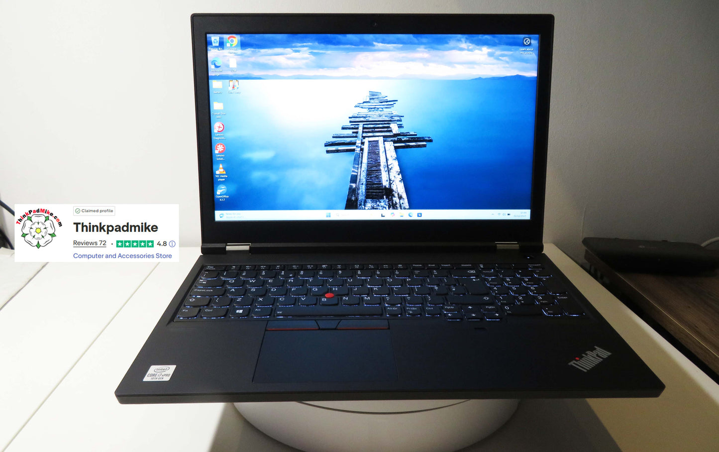 Lenovo ThinkPad P15 Gen 1 mobile workstation with NVIDIA RTX 3000 graphics