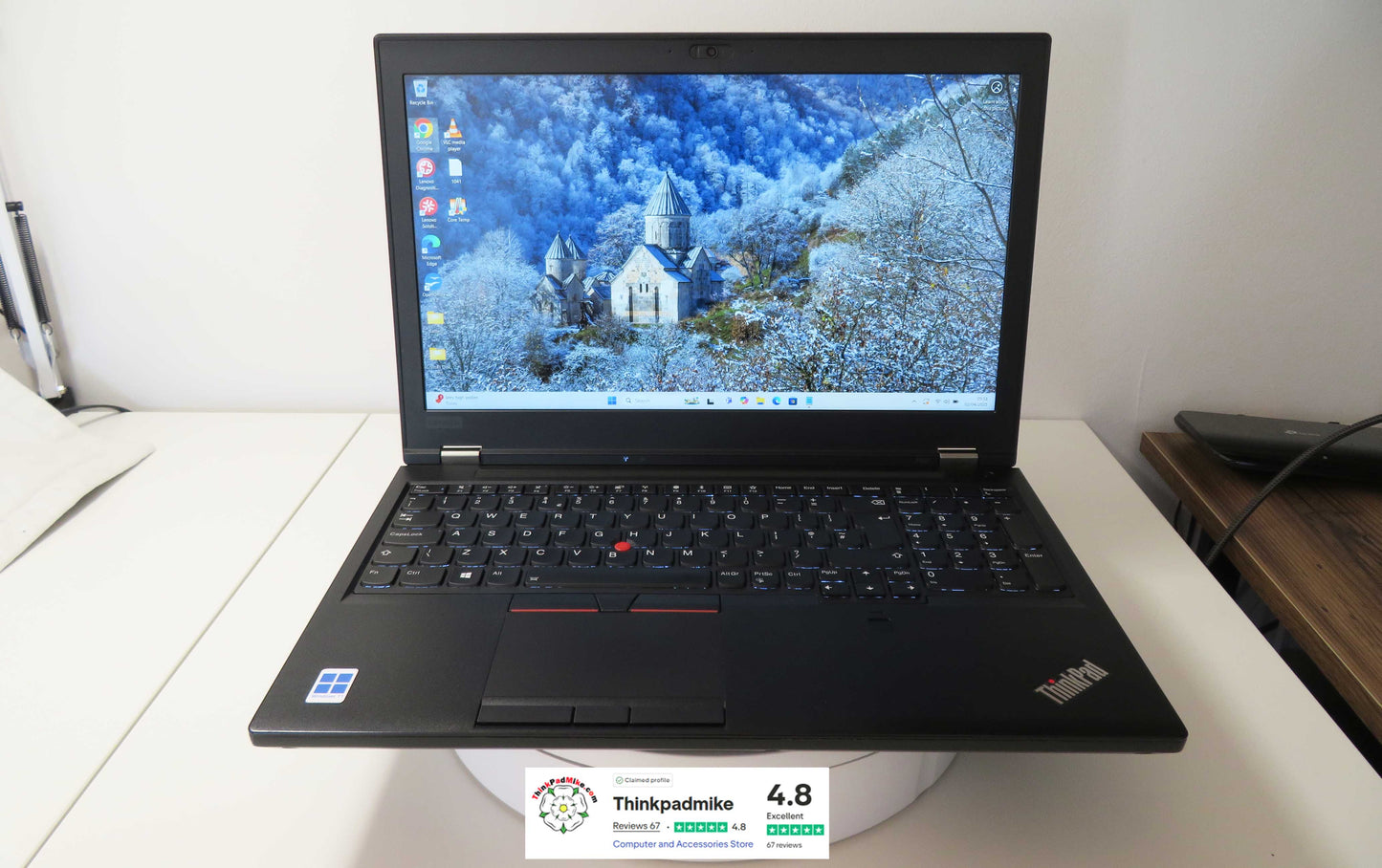 Lenovo ThinkPad P52 i7 *HEX CORE* 8850H 2.6Ghz 64GB RAM 512GB + 128GB IPS B\L KB NVIDIA P2000 WIN11 (1041)