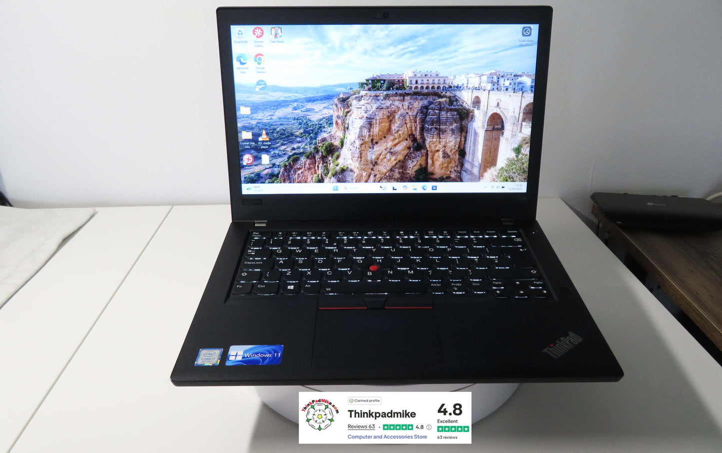 Lenovo ThinkPad T480 i7 8550U 64GB RAM 256GB SSD IPS SCREEN B\L KB (1184)
