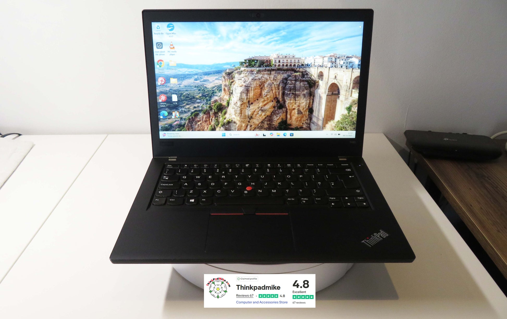 Lenovo ThinkPad T480 i7 8650U 16GB RAM 512GB SSD FHD SCREEN