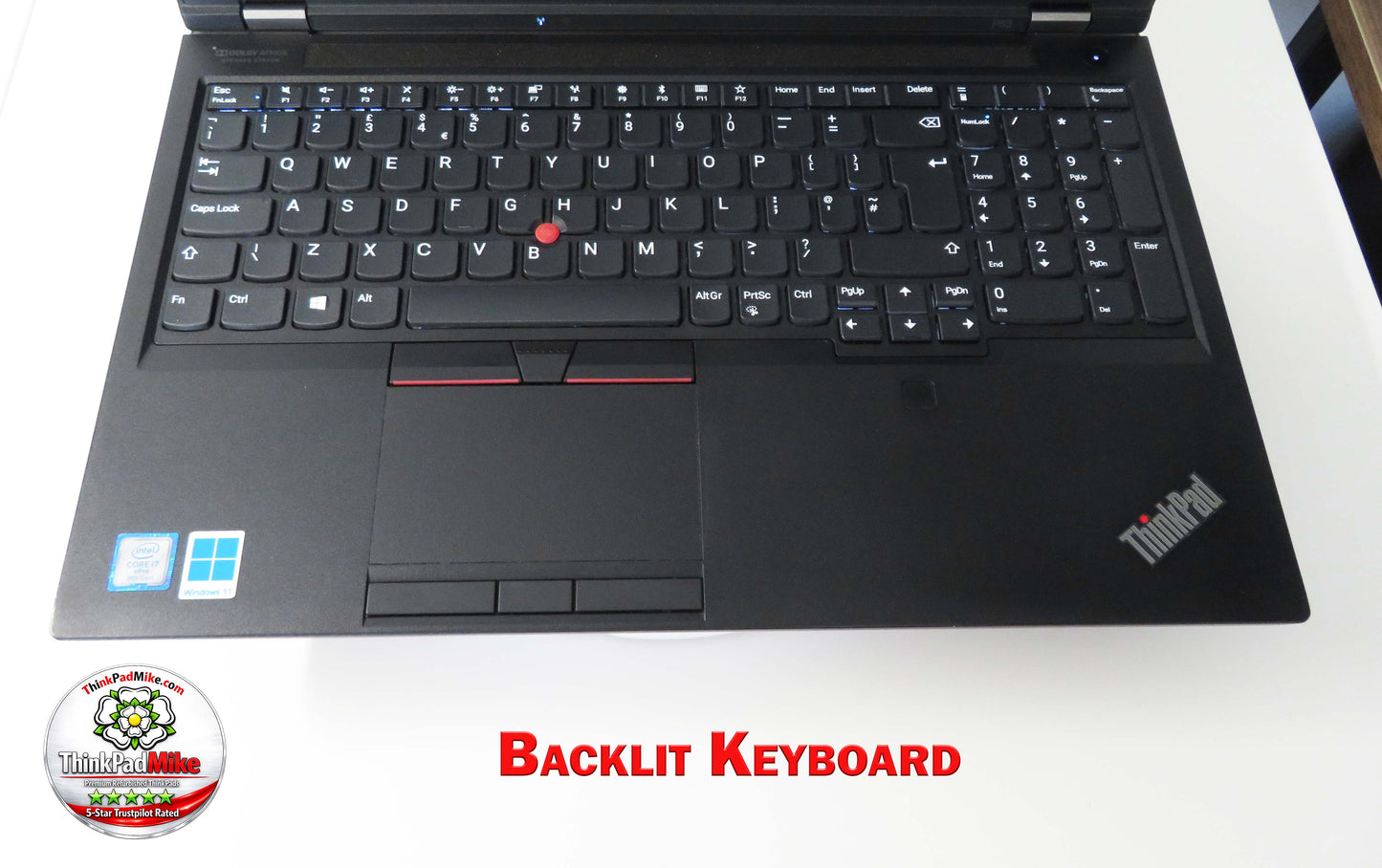 Lenovo ThinkPad P53 i7 *6 CORE* 9850H 2.6Ghz 64GB RAM 1TB SSD IPS B\L KB NVIDIA T1000 (1355)