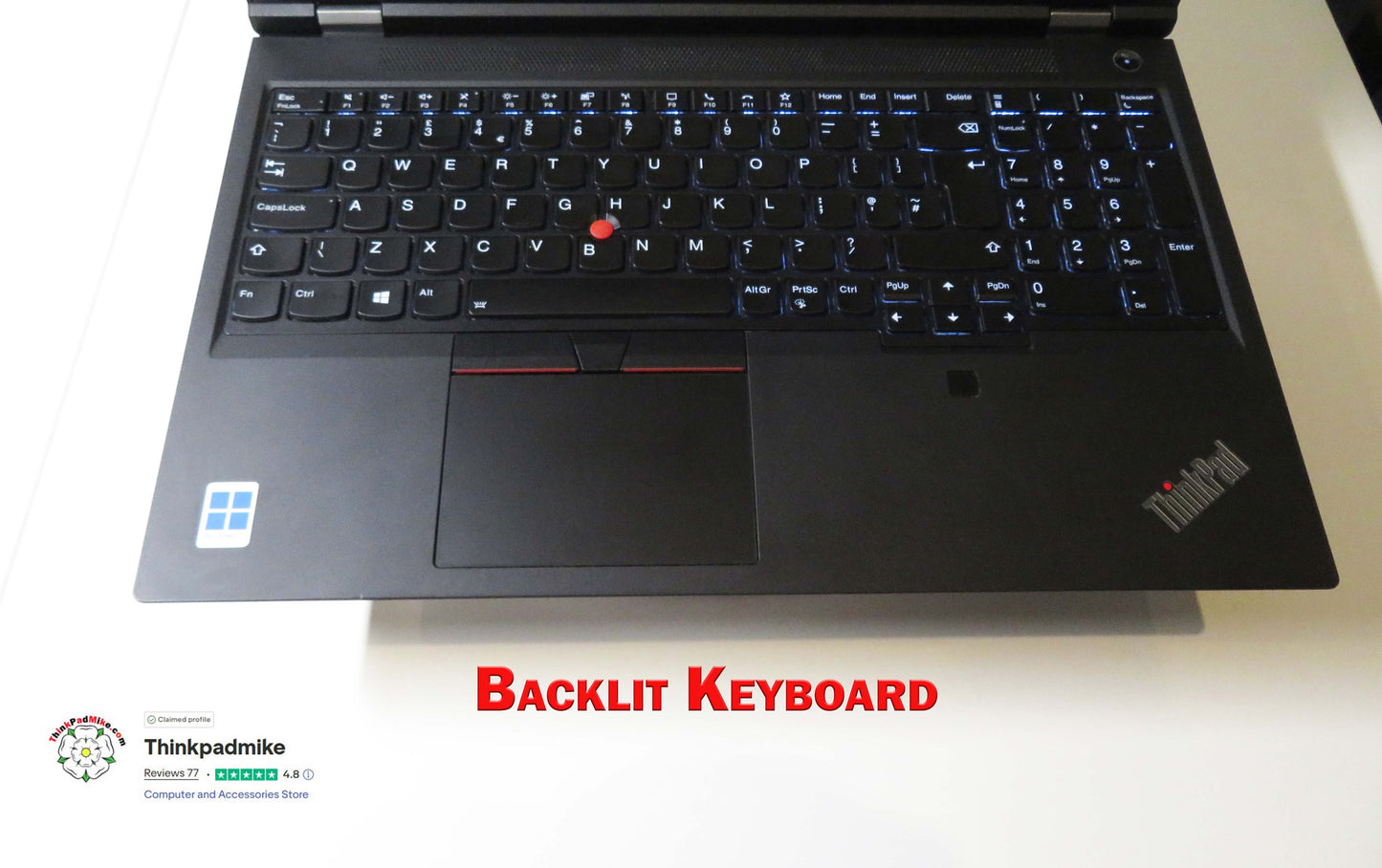 Lenovo ThinkPad P15 i7 10850H *6 CORE* 40GB RAM 512GB SSD IPS NVIDIA T2000 (1285)