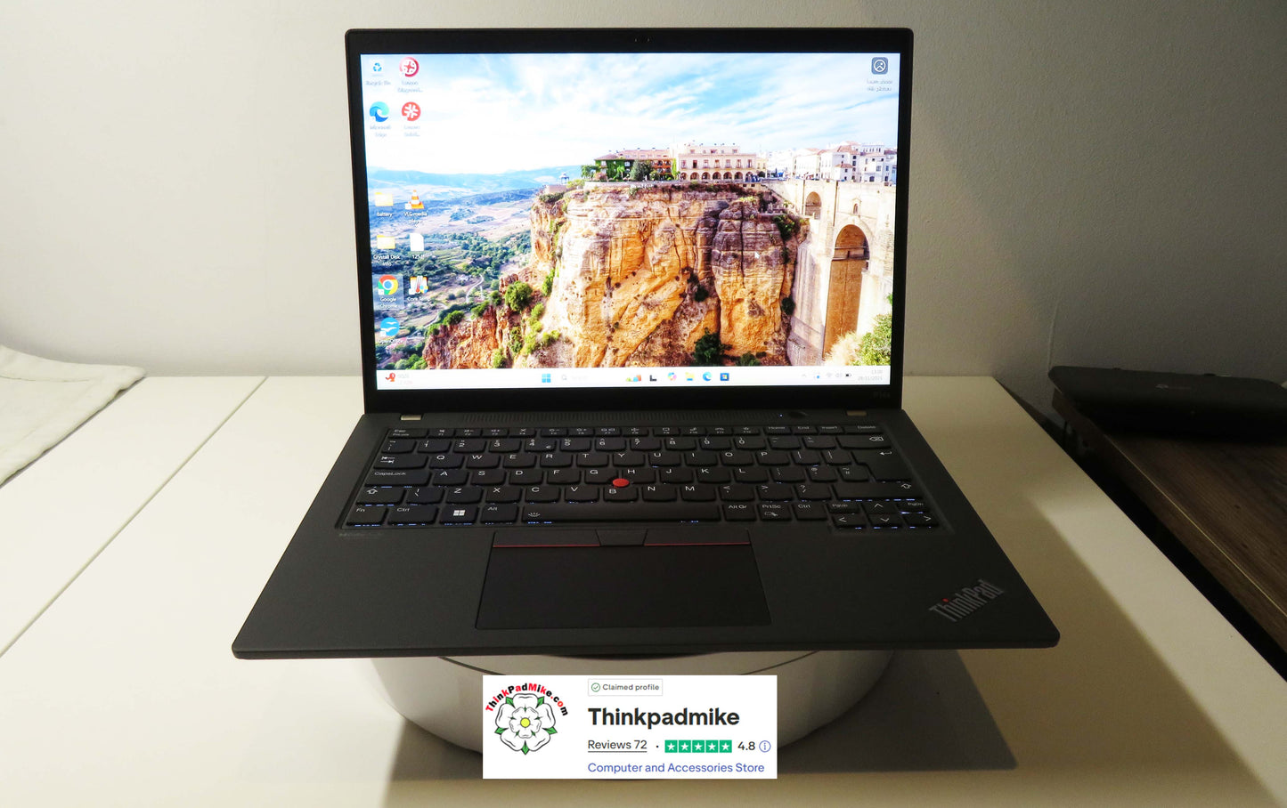 Lenovo ThinkPad P14s mobile workstation with NVIDIA T550 graphics