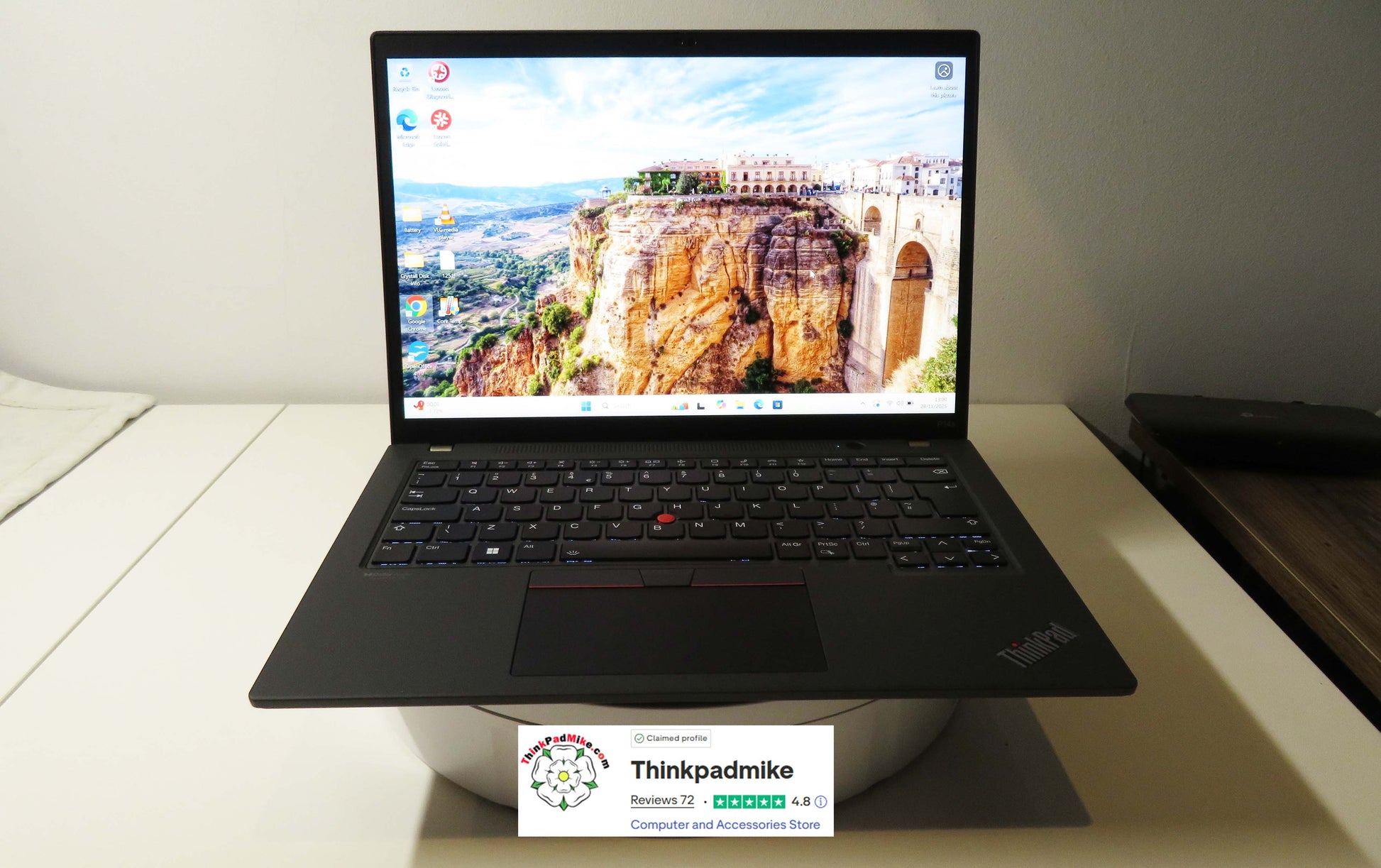 Lenovo ThinkPad P14s mobile workstation with NVIDIA T550 graphics