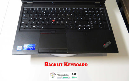 Lenovo ThinkPad P53 i7 *HEX CORE* 9750H 2.6Ghz 40GB RAM 256GB + 512GB IPS B\L KB NVIDIA T2000 (1208)