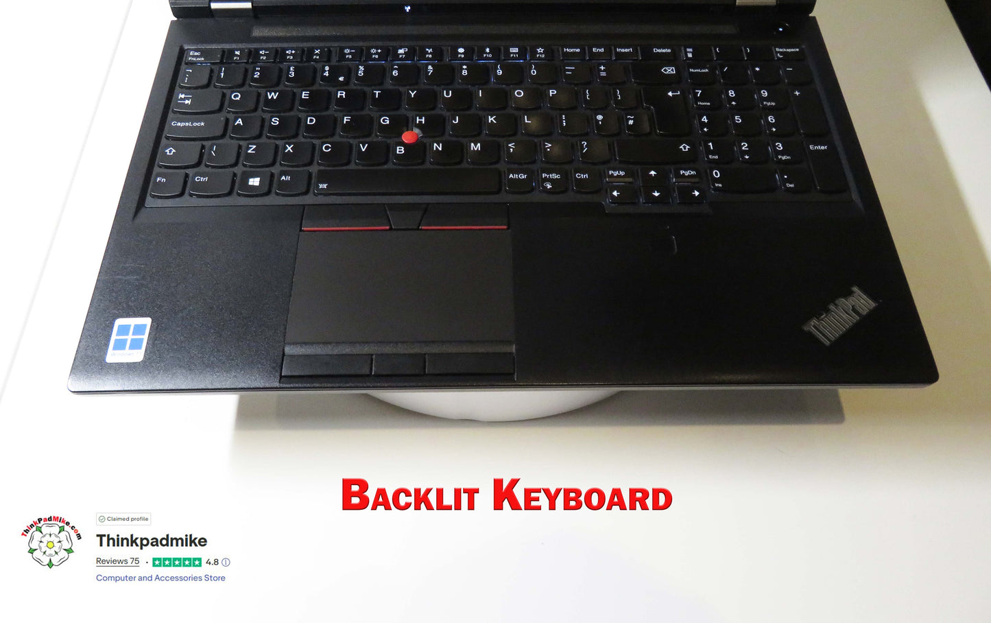 Lenovo ThinkPad P52 i7 *6 CORE* 8850H 2.6Ghz 64GB RAM 512GB SSD IPS B\L KB NVIDIA P2000 (1276)