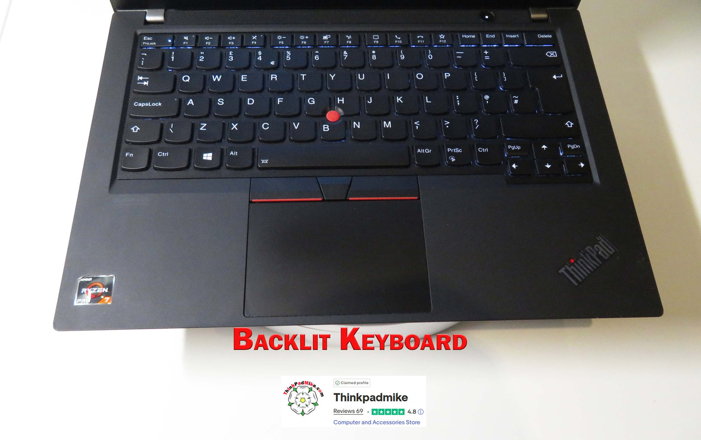 Lenovo ThinkPad T14 AMD Ryzen 7 Pro 8 CORE 32GB RAM 512GB SSD IPS FHD SCREEN B\LKB (1232)