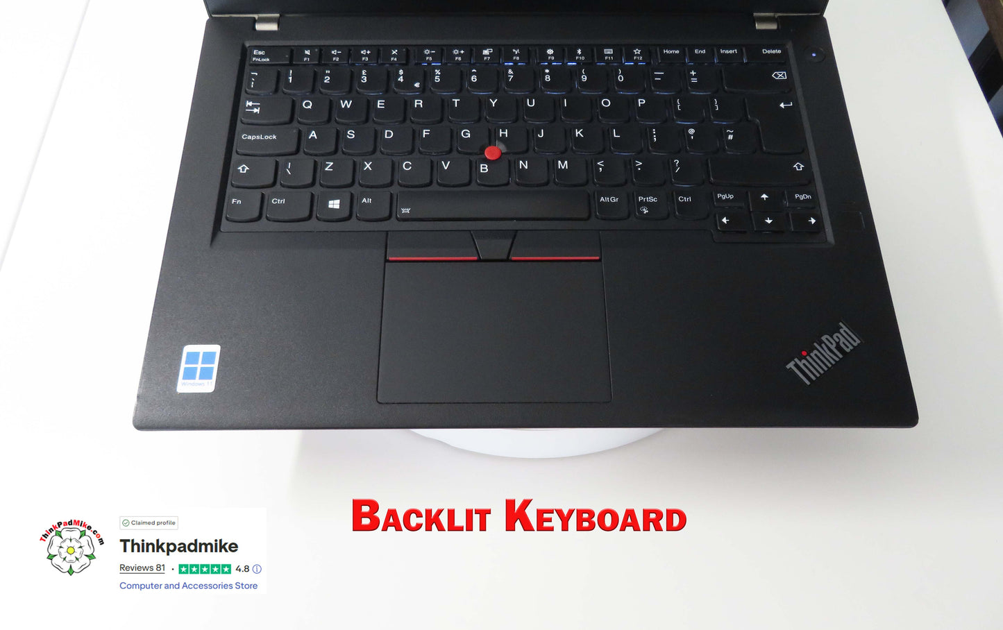 Lenovo ThinkPad T480 i7-8550U 16GB 512GB SSD (2x256GB) 14" FHD Backlit (1333)