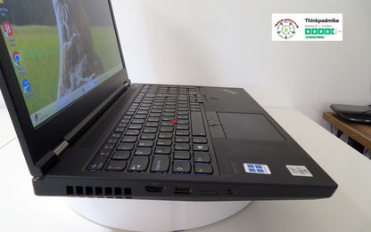 Lenovo ThinkPad P15 i7 10850H *6 CORE* 32GB RAM 512GB + 256GB SSD IPS NVIDIA T2000 B\LKB (1069)