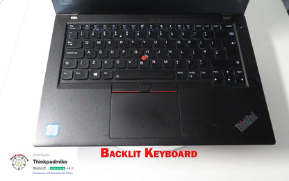 Lenovo ThinkPad T480 i7 8550U 32GB RAM 256GB SSD IPS SCREEN (1307)