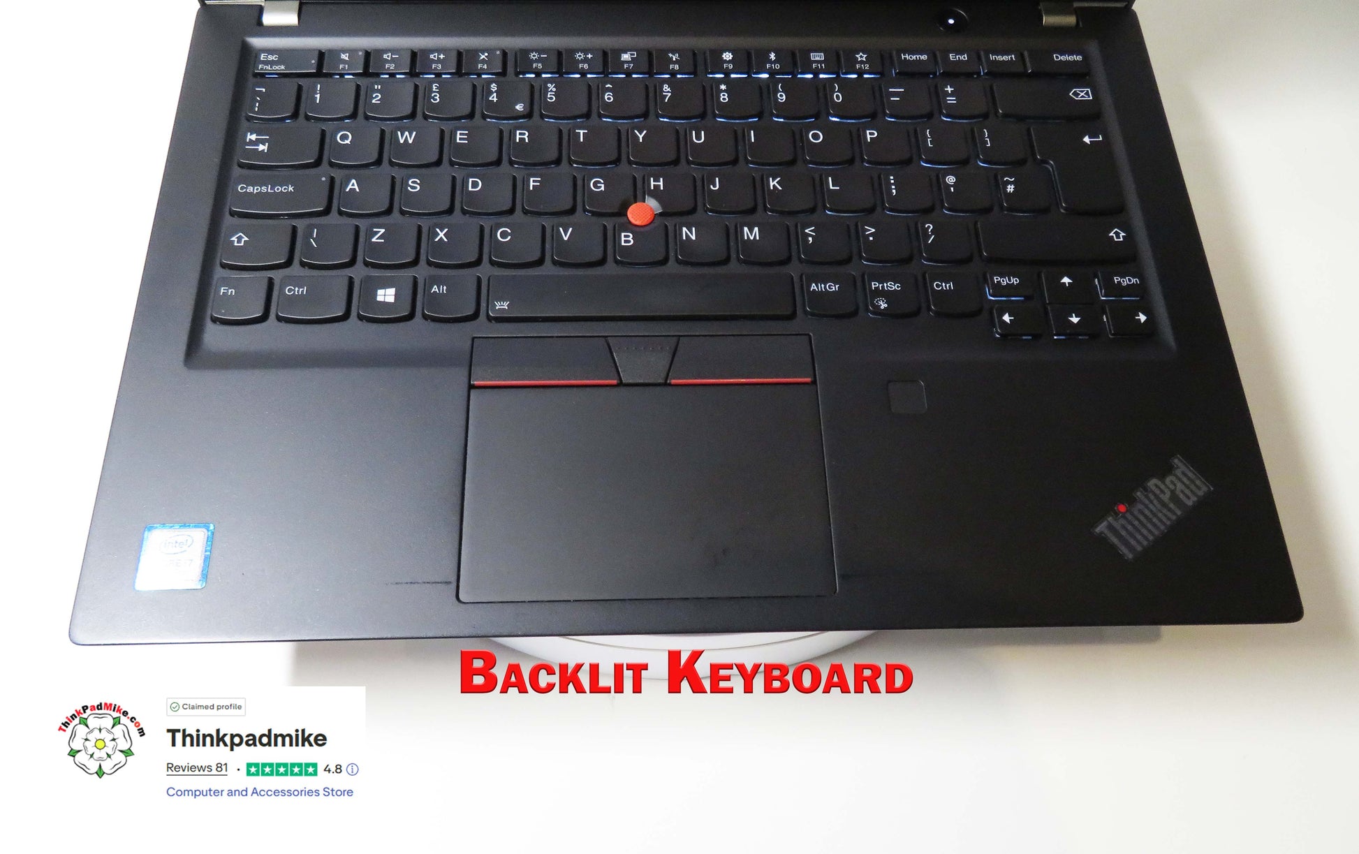 Refurbished Lenovo ThinkPad T490s  Keyboard