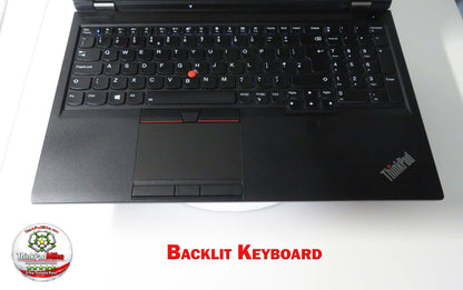 Lenovo ThinkPad P53 i7 *6 CORE* 9850H 2.6Ghz 32GB RAM 512GB + 256GB IPS B\L KB NVIDIA T1000 (1353)