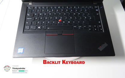 Lenovo ThinkPad T480 i7 8550U 32GB RAM 256GB SSD IPS SCREEN B\L KB (1294)