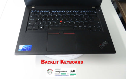 Lenovo ThinkPad T480 i7 8550U 32GB RAM 2 x 256GB SSDs IPS SCREEN B\L KB (1195)