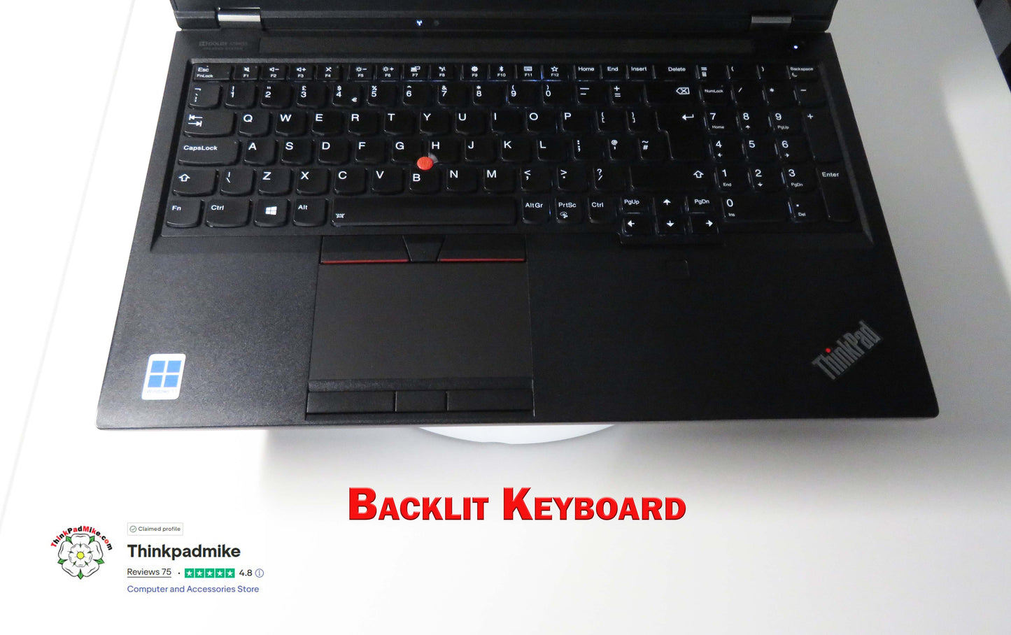 Lenovo ThinkPad P53 i7 *6 CORE* 9750H 2.6Ghz 64GB RAM 512GB IPS B\L KB NVIDIA T2000 (1268)