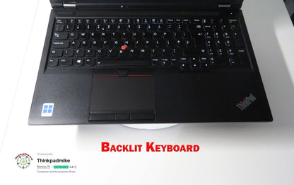 Lenovo ThinkPad P53 i7 *6 CORE* 9750H 2.6Ghz 64GB RAM 512GB IPS B\L KB NVIDIA T2000 (1268)