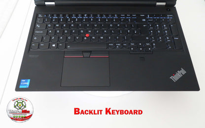 Lenovo ThinkPad P15 i7 11800H *8 CORE* 32GB RAM 256GB + 256GB SSDs NVIDIA T1200 (1369)
