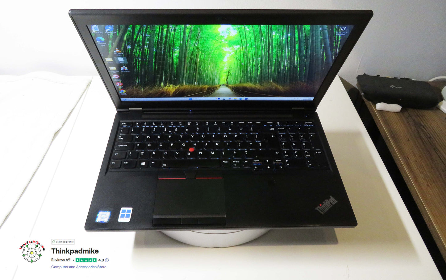 Lenovo ThinkPad P52 i7 *6 CORE* 8850H 2.6Ghz 40GB RAM 512GB IPS B\L KB NVIDIA P2000 (1236)