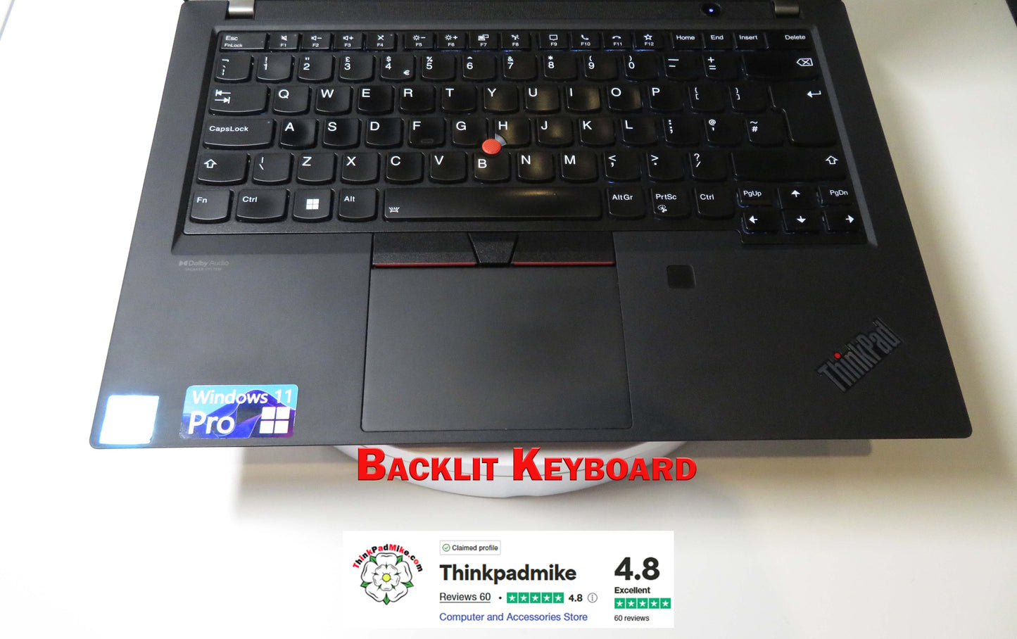 Lenovo ThinkPad T14 i5 1145G7 32GB RAM 256GB SSD IPS FHD SCREEN B\L KB(1172)