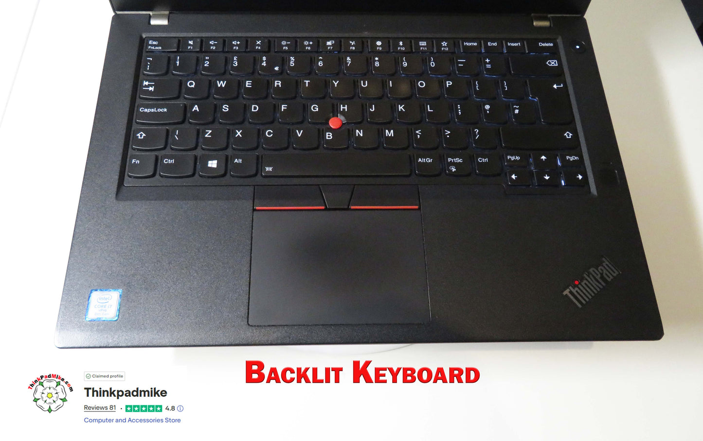 Lenovo ThinkPad T480 Keyboard