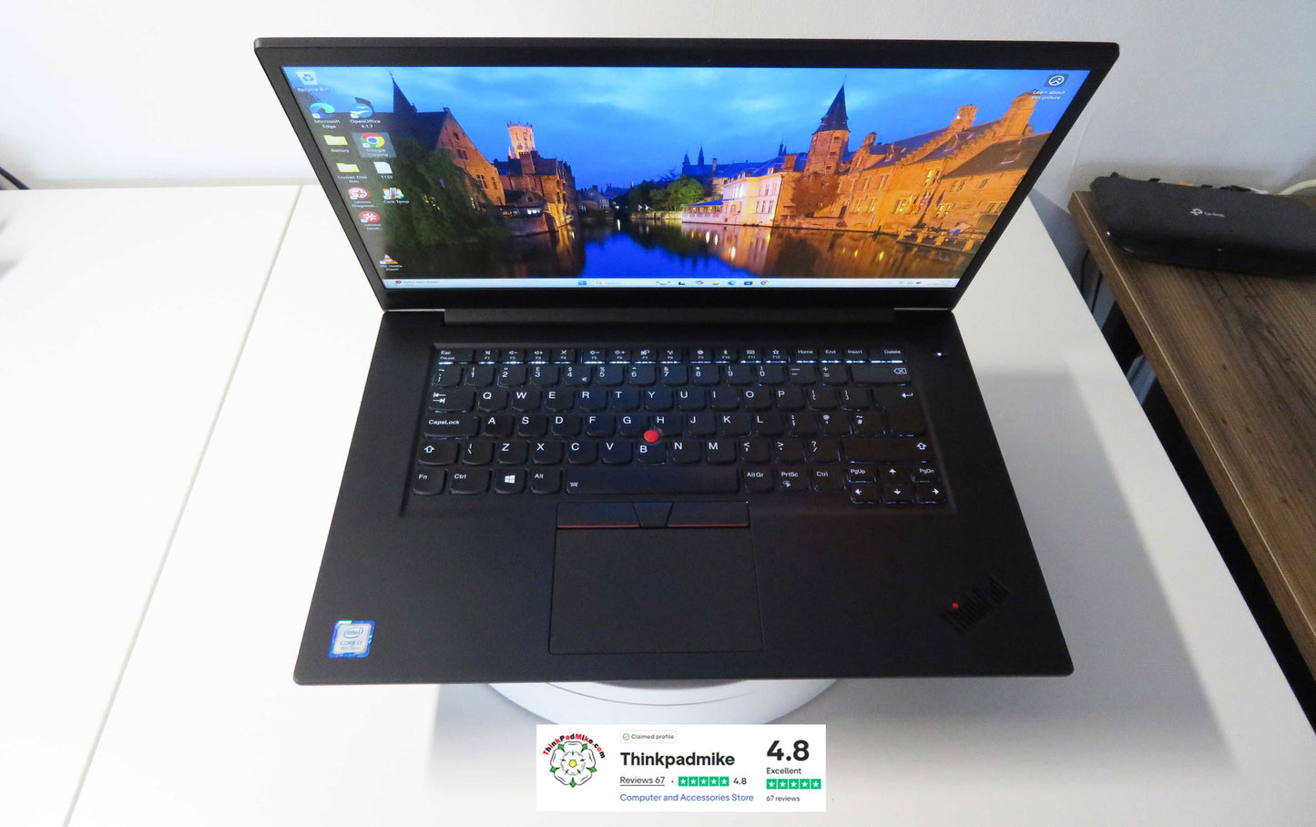 Lenovo ThinkPad P1  i7 *HEX CORE* 8750H 2.2Ghz 32GB RAM 256GB +256GB SSDs IPS B\L KB NVIDIA P1000 (1155)