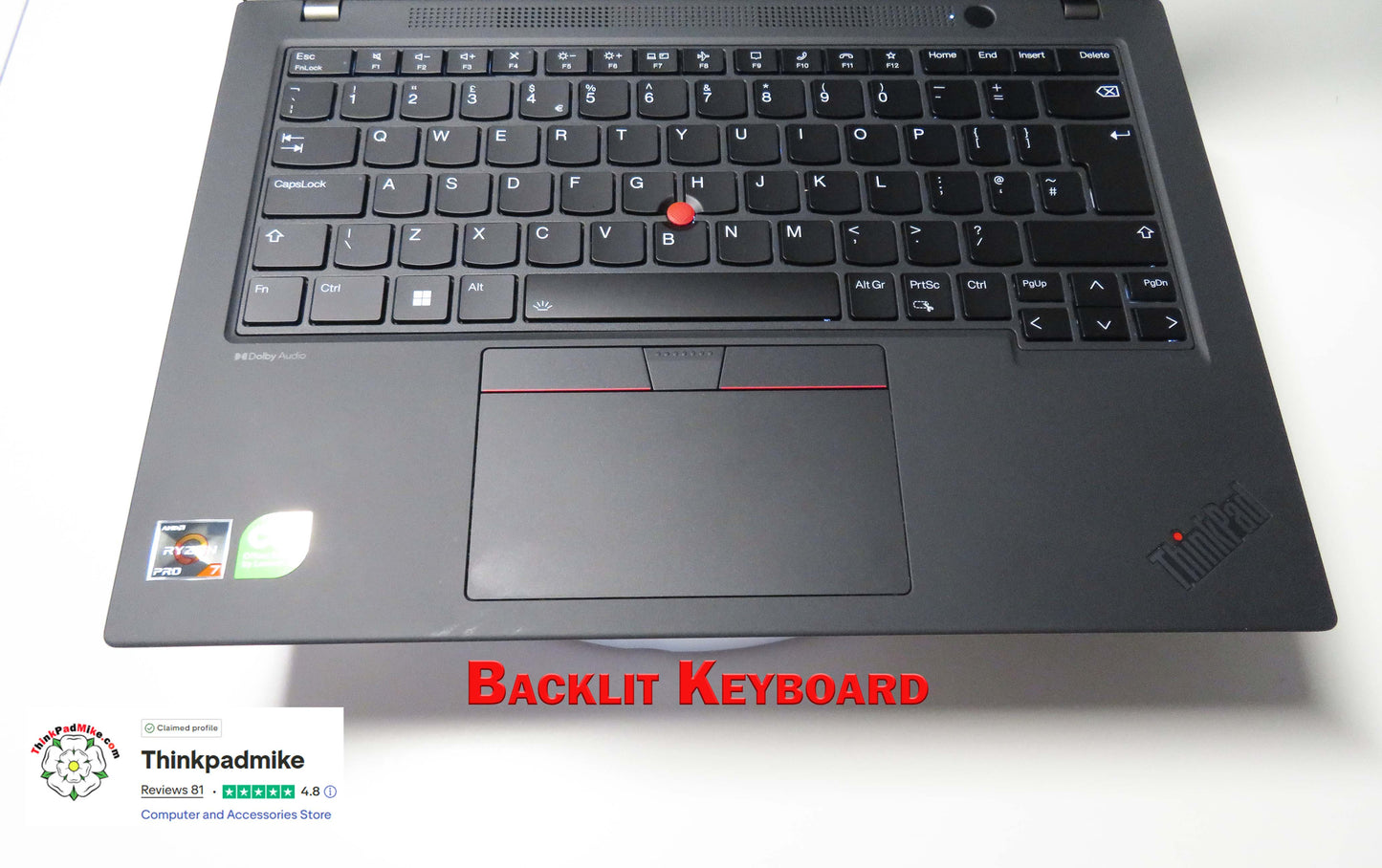 Lenovo ThinkPad T14 AMD Ryzen 7 Pro 8 CORE 32GB RAM 256GB SSD IPS WUXGA SCREEN B\LKB (1310)