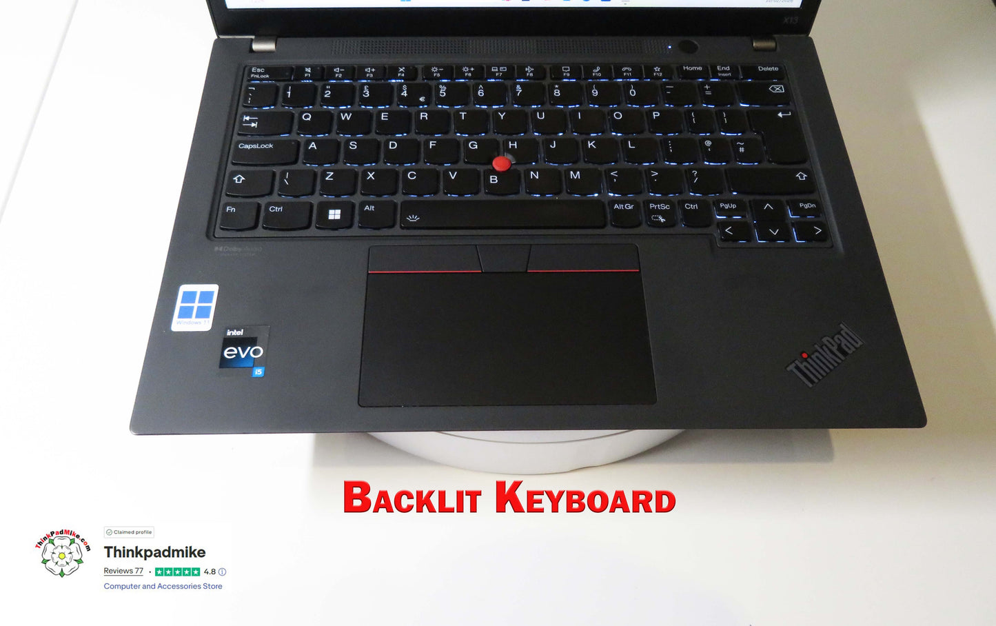 Lenovo ThinkPad x13 i5 1235U *10 Core* 16GB RAM 256GB SSD IPS WUXGA Screen (1288)