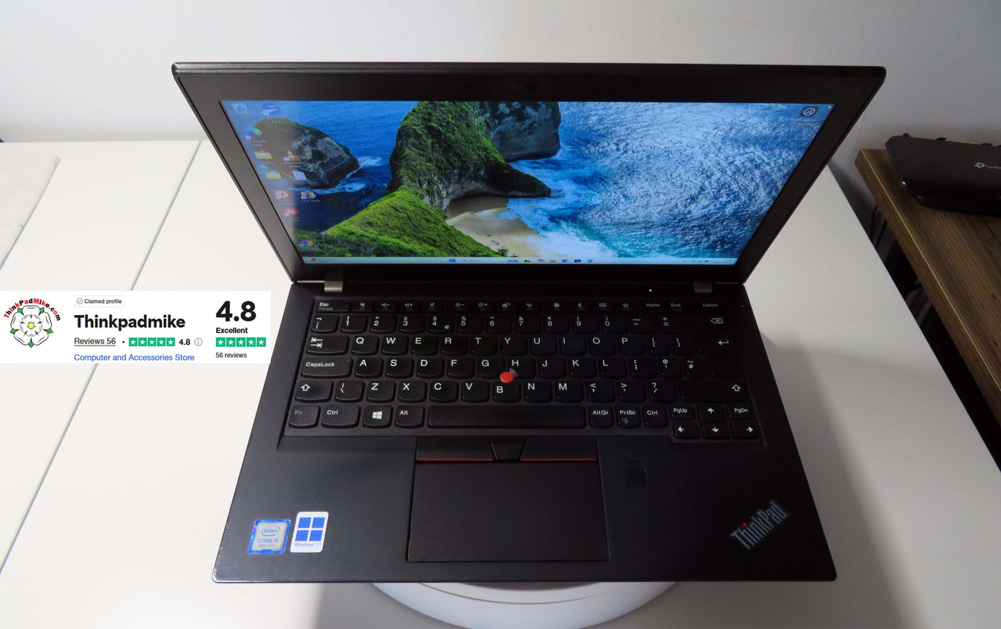 Lenovo ThinkPad x280 i5 8250U 1.6Ghz 8GB RAM 256GB SSD IPS Touch Screen (727)