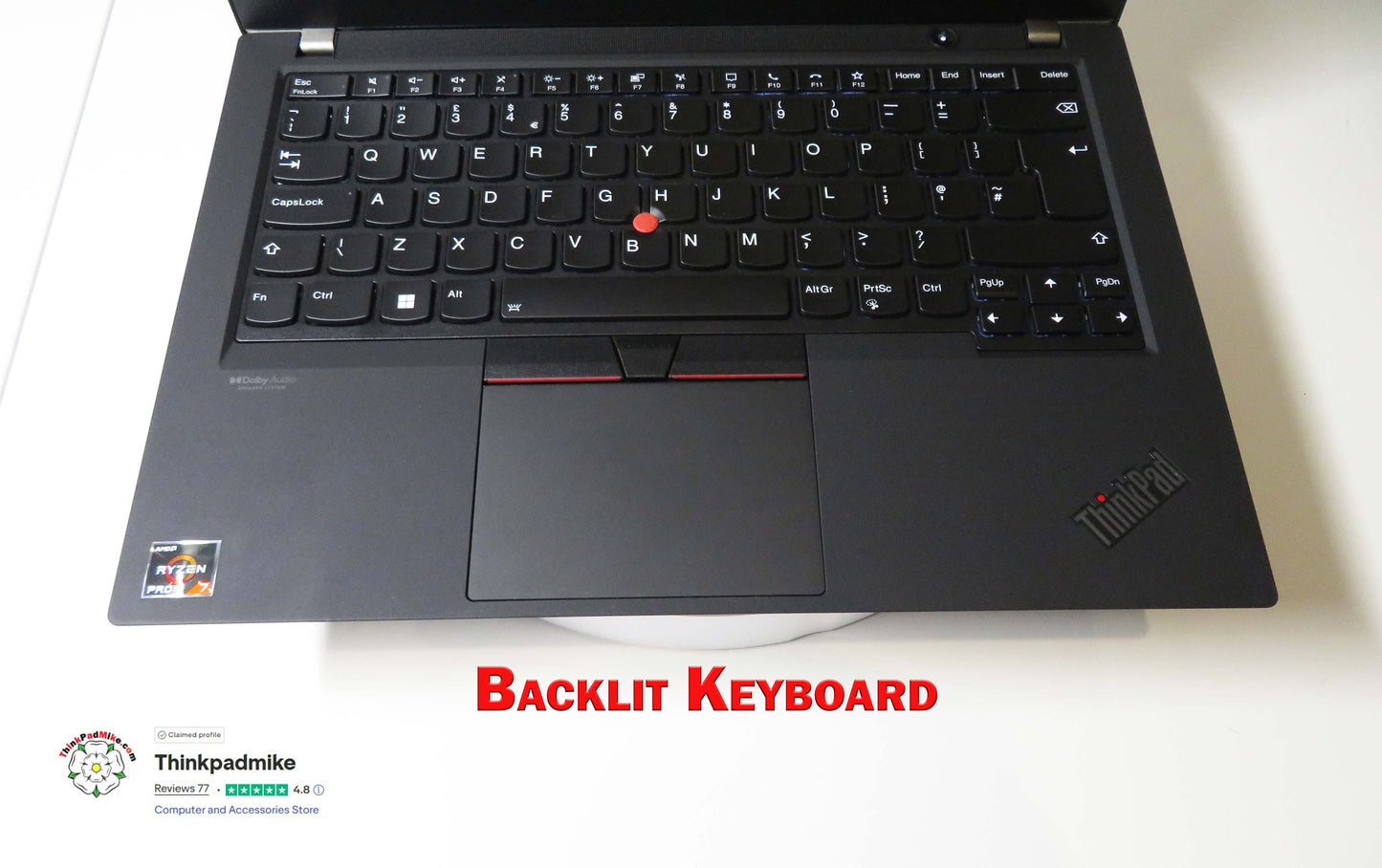 Lenovo ThinkPad P14s AMD Ryzen 7 Pro 8 Core 32GB RAM 512GB SSD IPS Screen (1298)