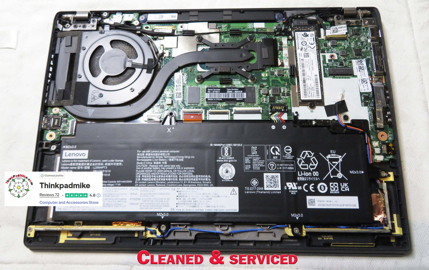 Lenovo ThinkPad x13 Gen 2 i5 1135G7 8GB RAM 256GB SSD WUXGA IPS SCREEN B\LKB (1242)