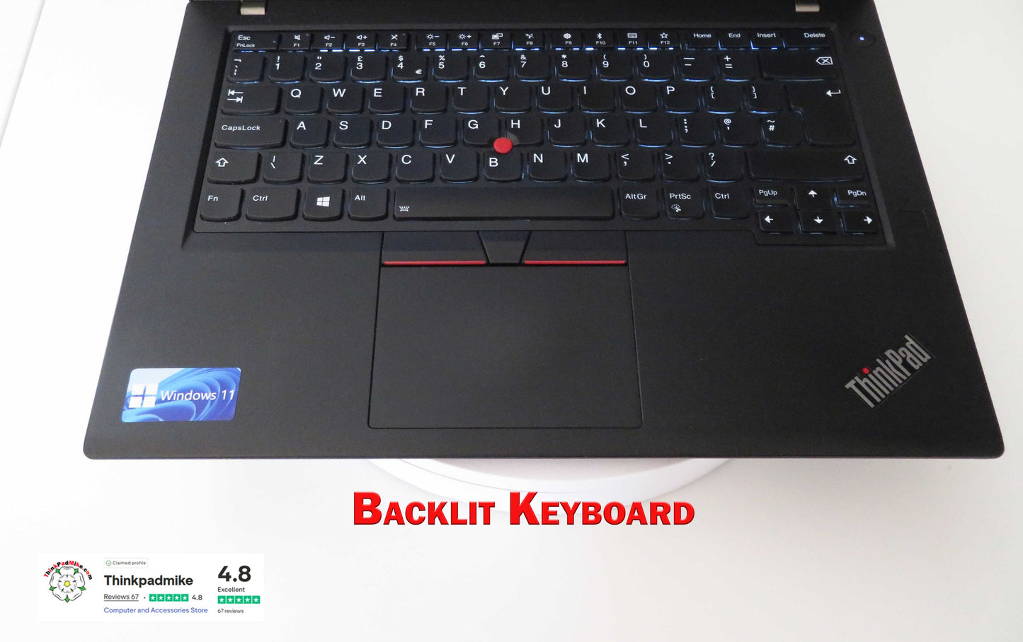 Lenovo ThinkPad T480 i7 8550U 16GB RAM 256GB SSD IPS SCREEN B\L KB (1209)