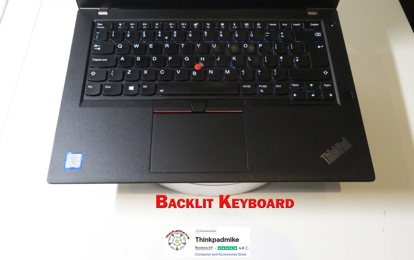 Lenovo ThinkPad T480 i7 8650U 32GB RAM 512GB SSD IPS TOUCH SCREEN (1234)