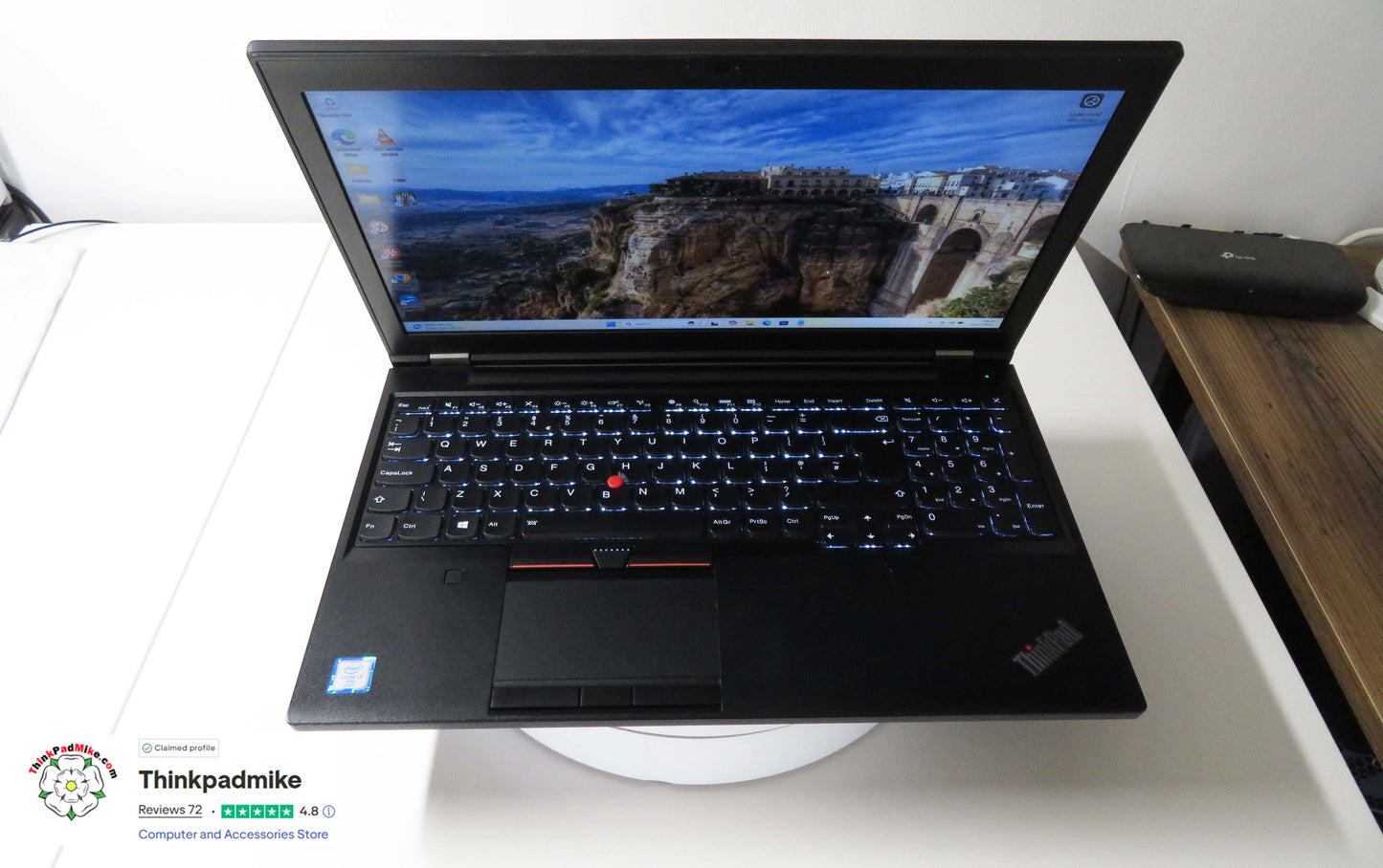 Lenovo ThinkPad P50 i7 6820HQ 64GB RAM 256GB+256GB SSDs IPS NVIDIA M1000M (1108)